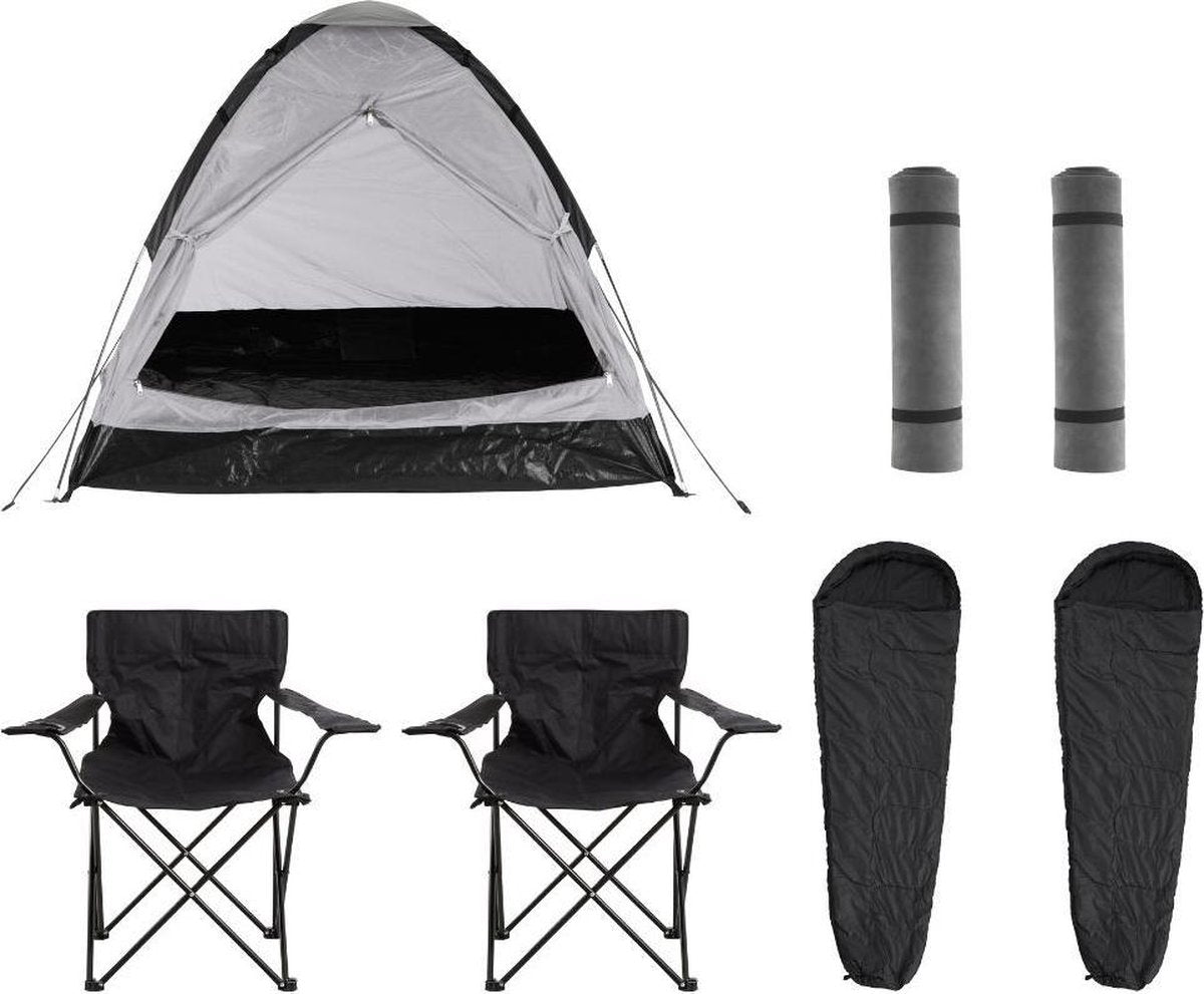 Orange85 Campingset - Pakket - 2 persoons - Tent met campingstoelen