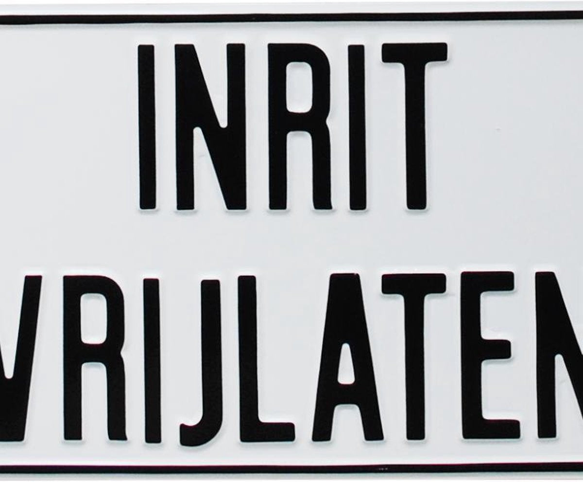 Bord Inrit Vrijlaten