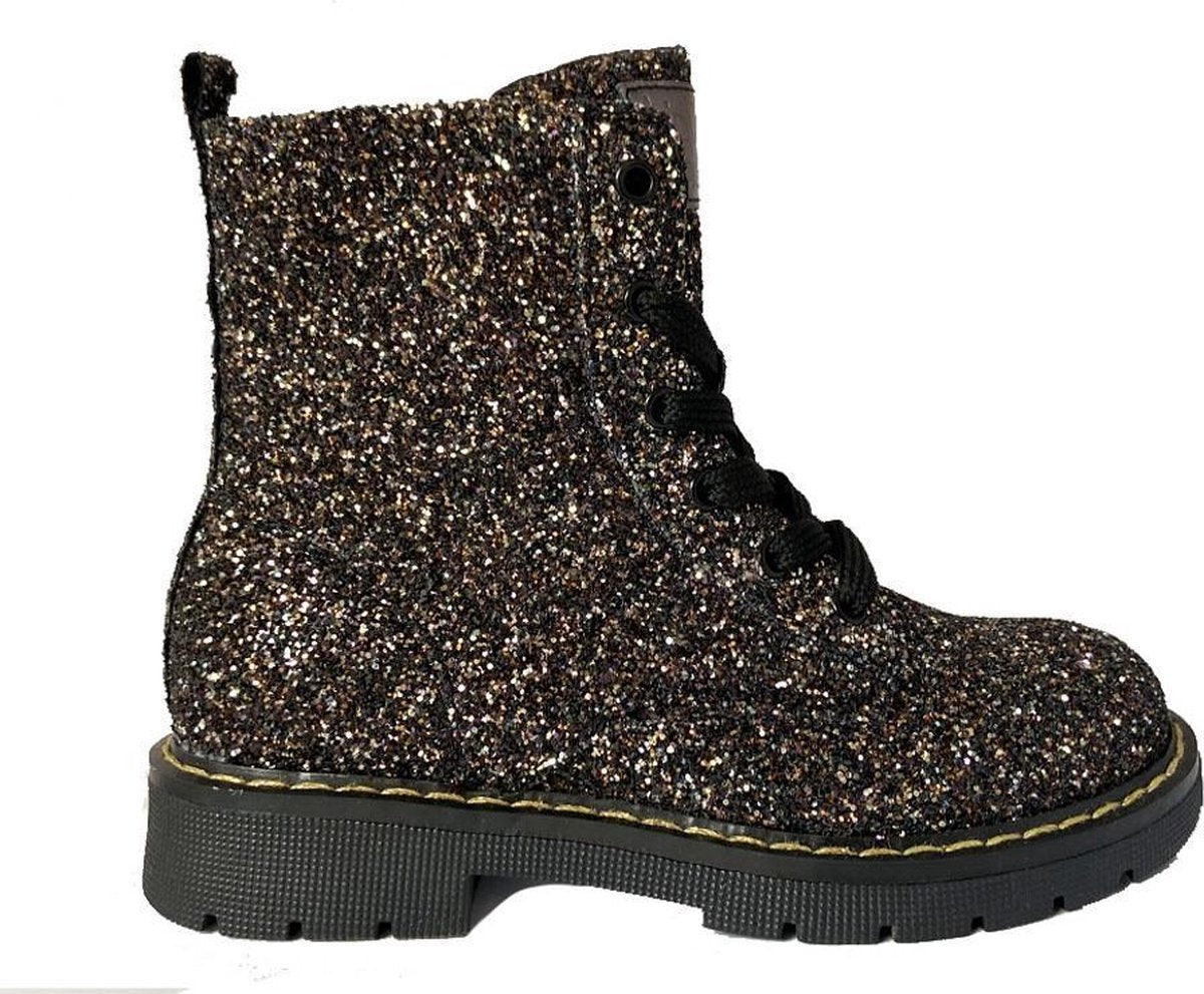 Kipling HIRA GLITTER - Kinderen Half-hoog - Kleur: Zwart - Maat: 31