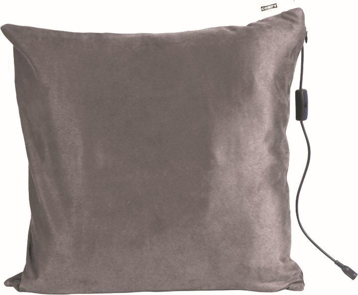 Comfy- Massagekussen - massageapparaat met infrarood warmtefunctie - adapter voor auto - grijs