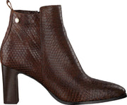 Notre-V 14838 Enkellaarsjes - Enkelboots - Dames - Bruin - Maat 39