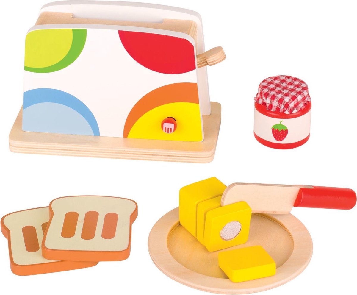 Goki Houten Broodrooster Set 10-delig