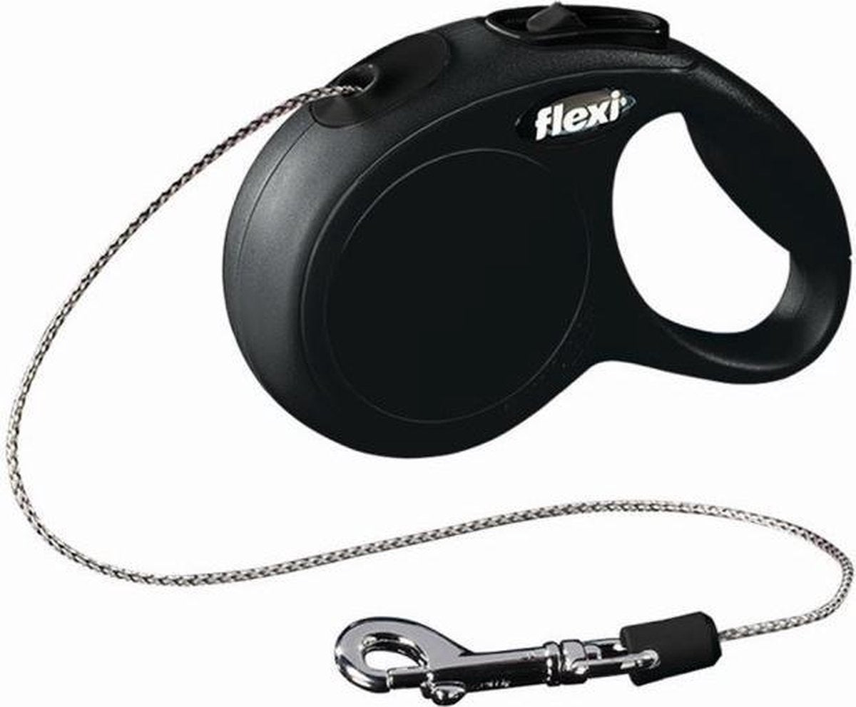 Flexi Rollijn New Classic 3 Meter Zwart