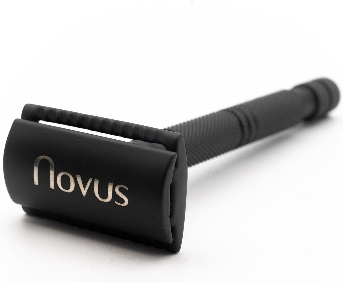 Novus Double Edge Safety Razor Klassiek scheermes - Inclusief 20 Scheermesjes - Zwart