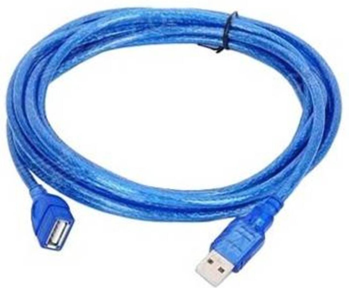 USB M/V Verlengkabel - USB 2.0 Verlengkabel - Car Audio Tablet Port MP3/4-Speler - Blauwe Harde Schijf - 1.5M