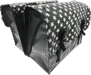 Beck Big Stars - Dubbele Fietstas - 65 l - Zwart;Zilver