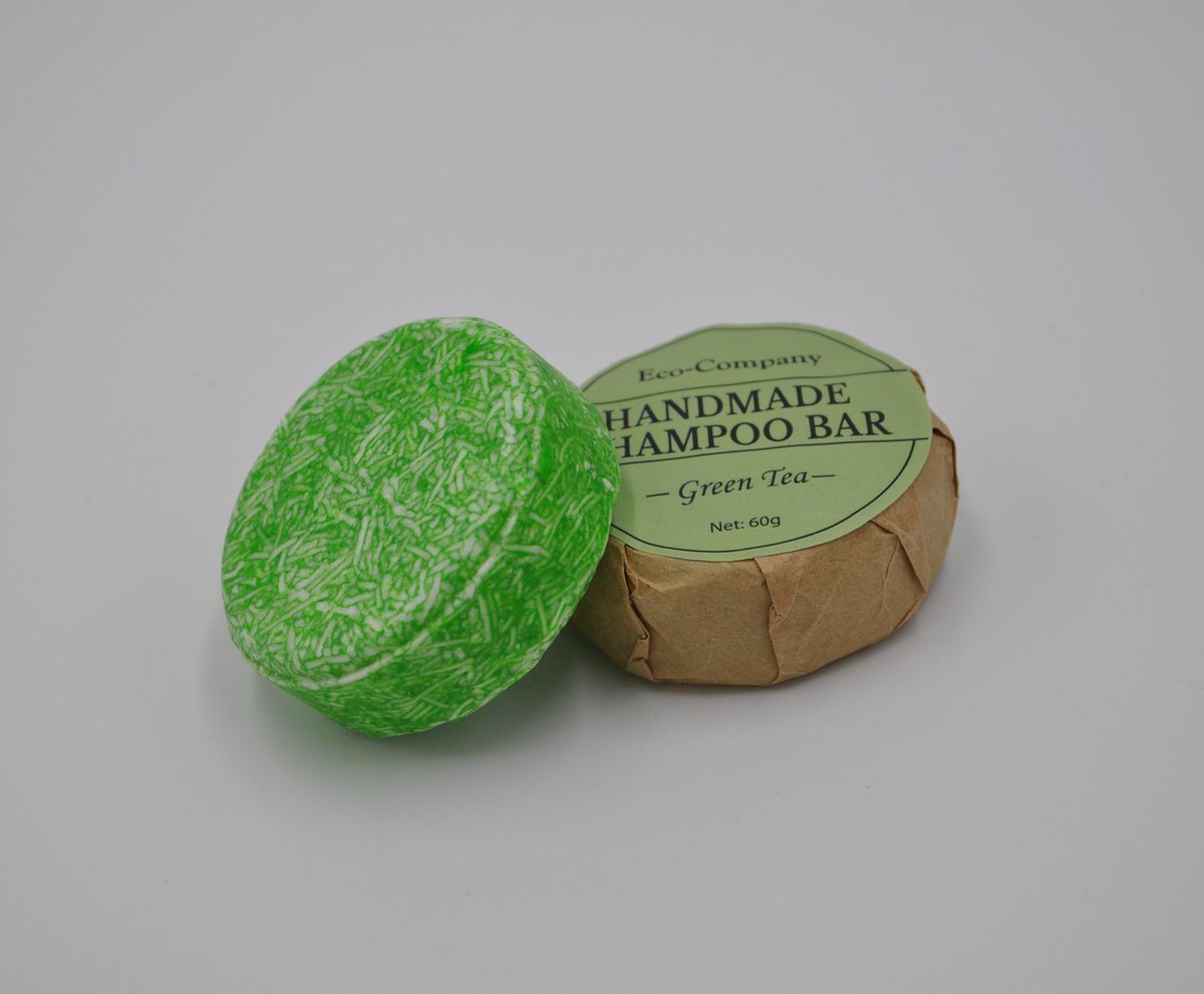 Shampoo bar Groene thee - Handgemaakt - Zero waste - Alle haartype