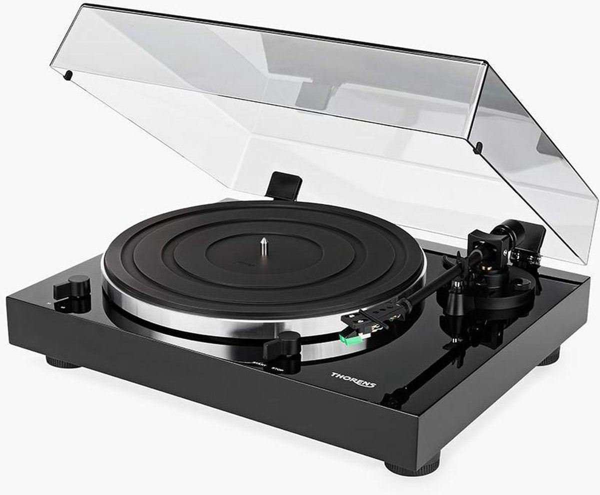 Thorens TD 202 zwart Platenspeler