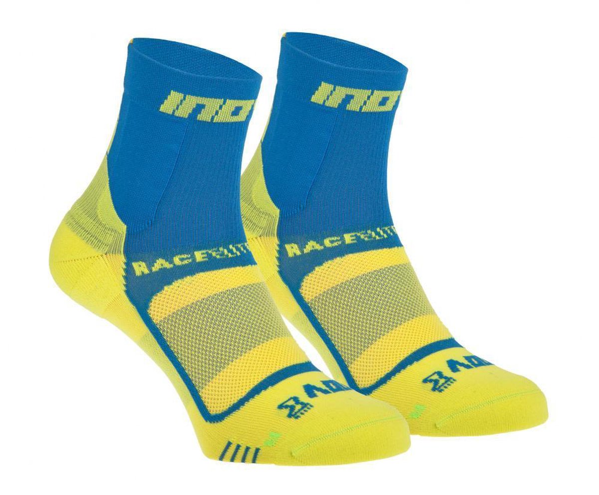 Inov-8 Race Elite Pro Sokken Blauw/Geel