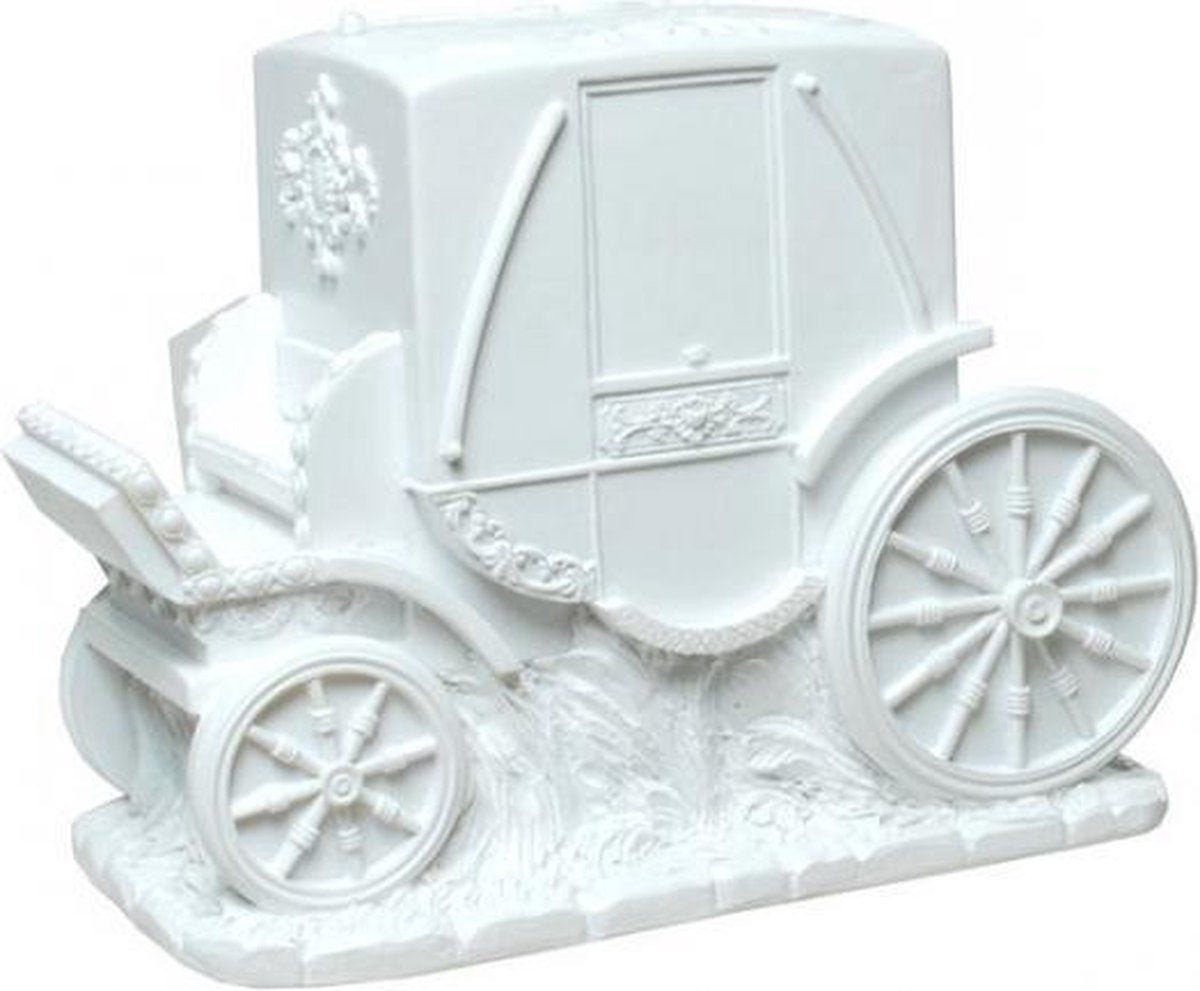 Spaarpot witte bruidskoets