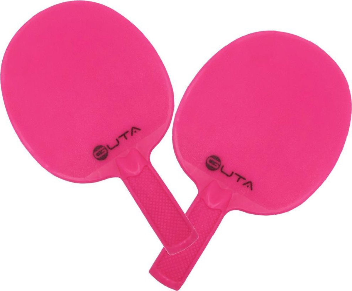 Guta Tafeltennis Set Pingpong Batjes Set 2 stuks ROZE