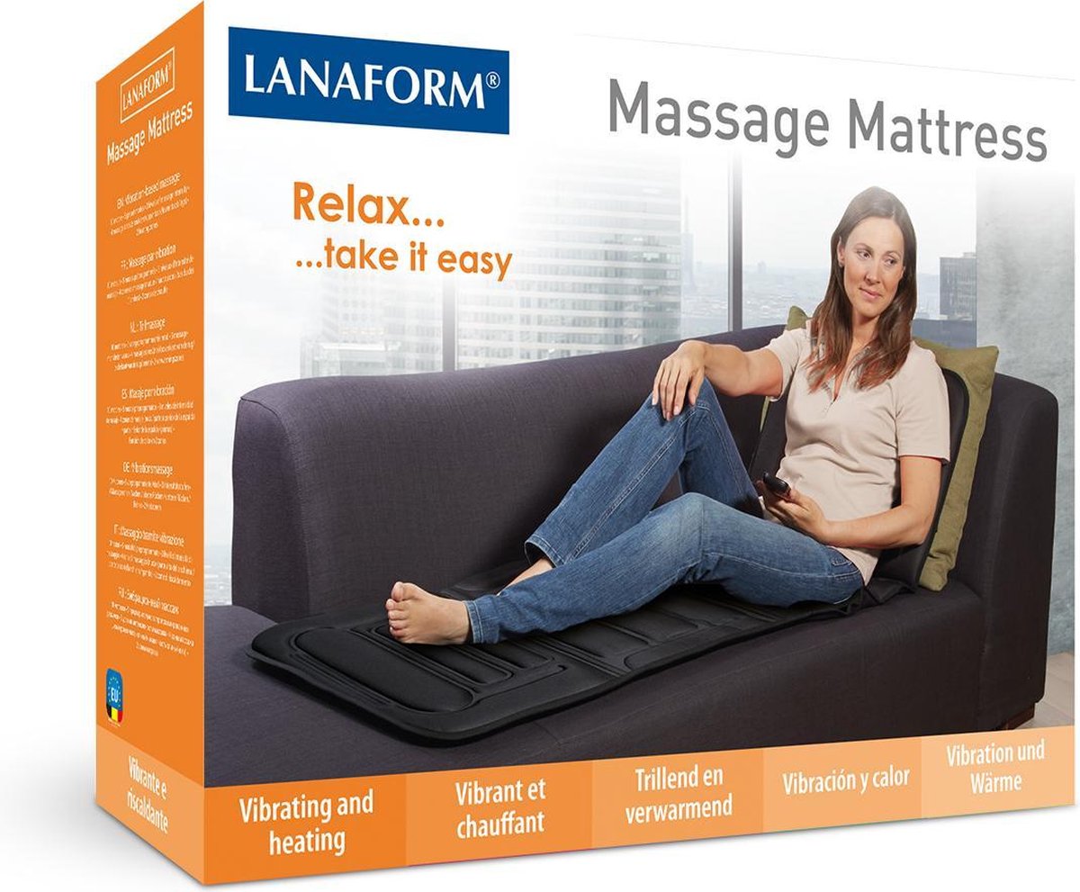 Massage Matras LA110315 - zwart - Lanaform