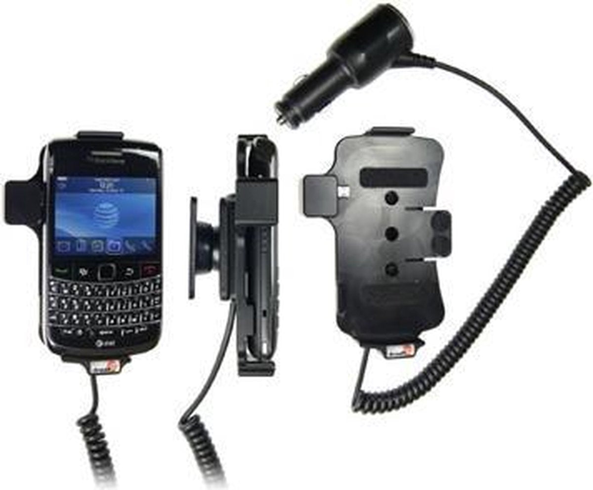 Brodit Draaibare Actieve Houder met Laadkabel voor de Blackberry Bold 9700
