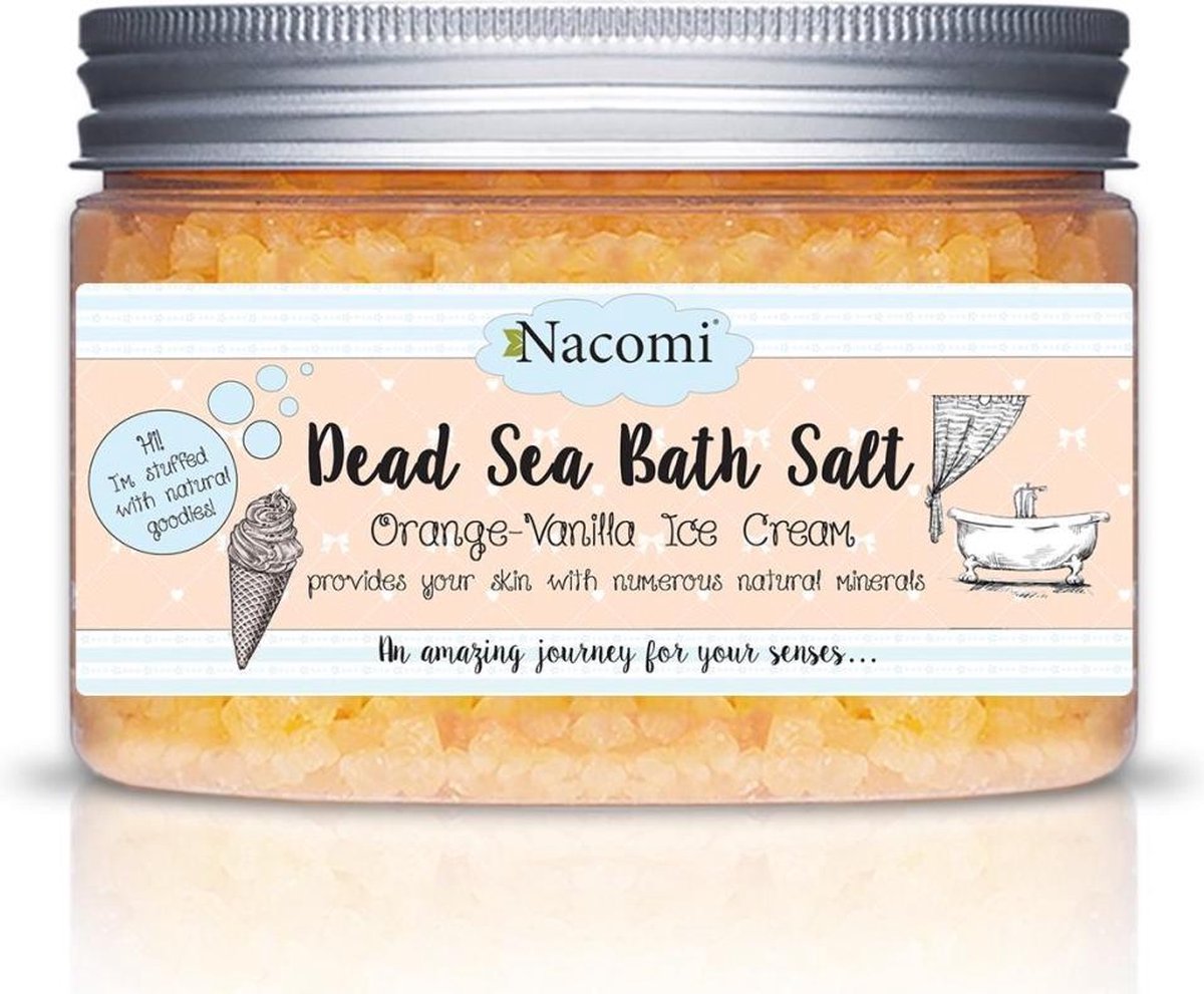 Nacomi Dead Sea Salt Bath - Orange Vanille Ice Cream