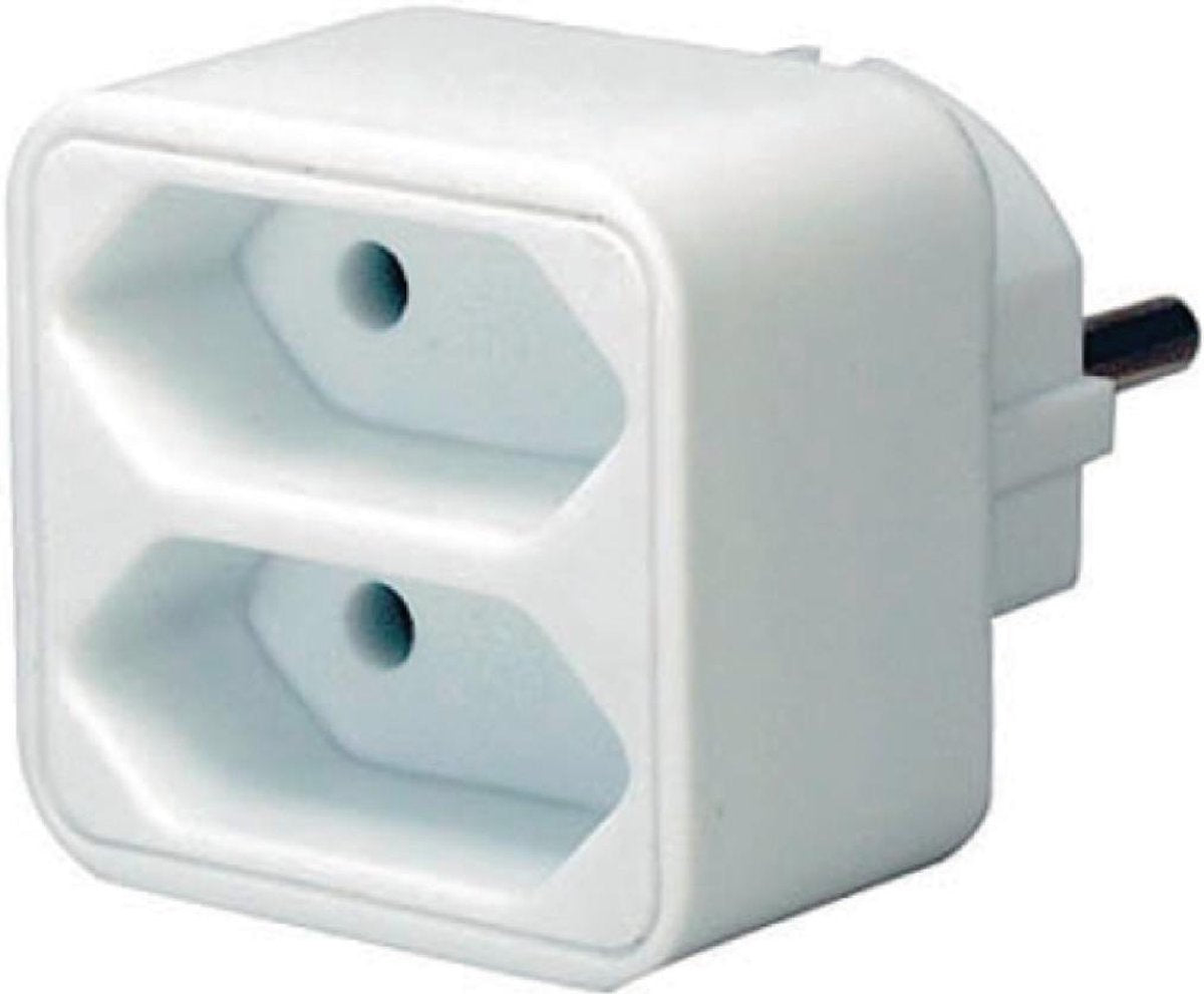 Brennenstuhl Stopcontact Splitter 2 x Euro Wit BN-1508030