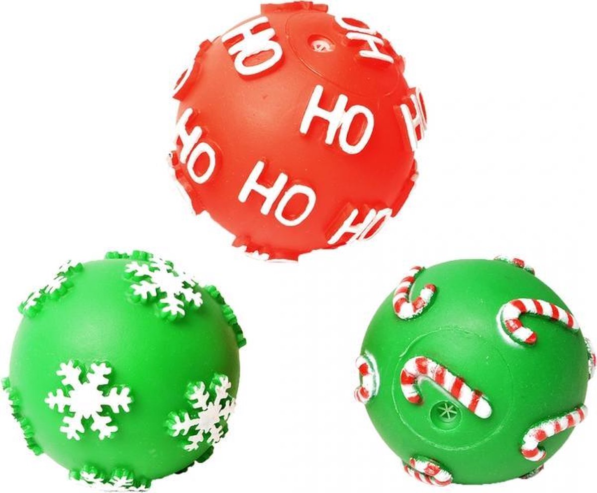 Duvo+ Vinyl kerstballen assorti xmas ø7