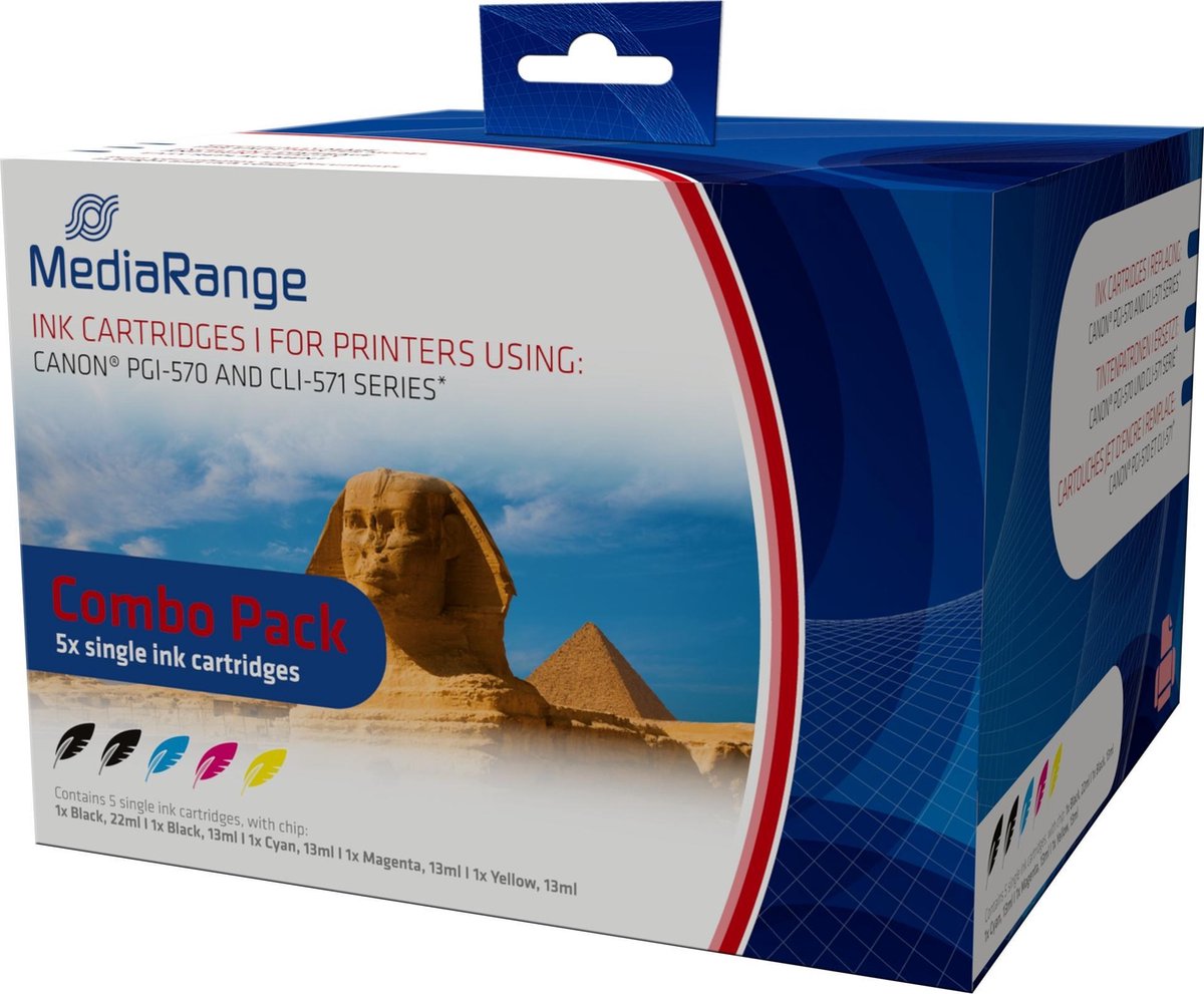 MediaRange MRCP570C571 inktcartridge Foto zwart