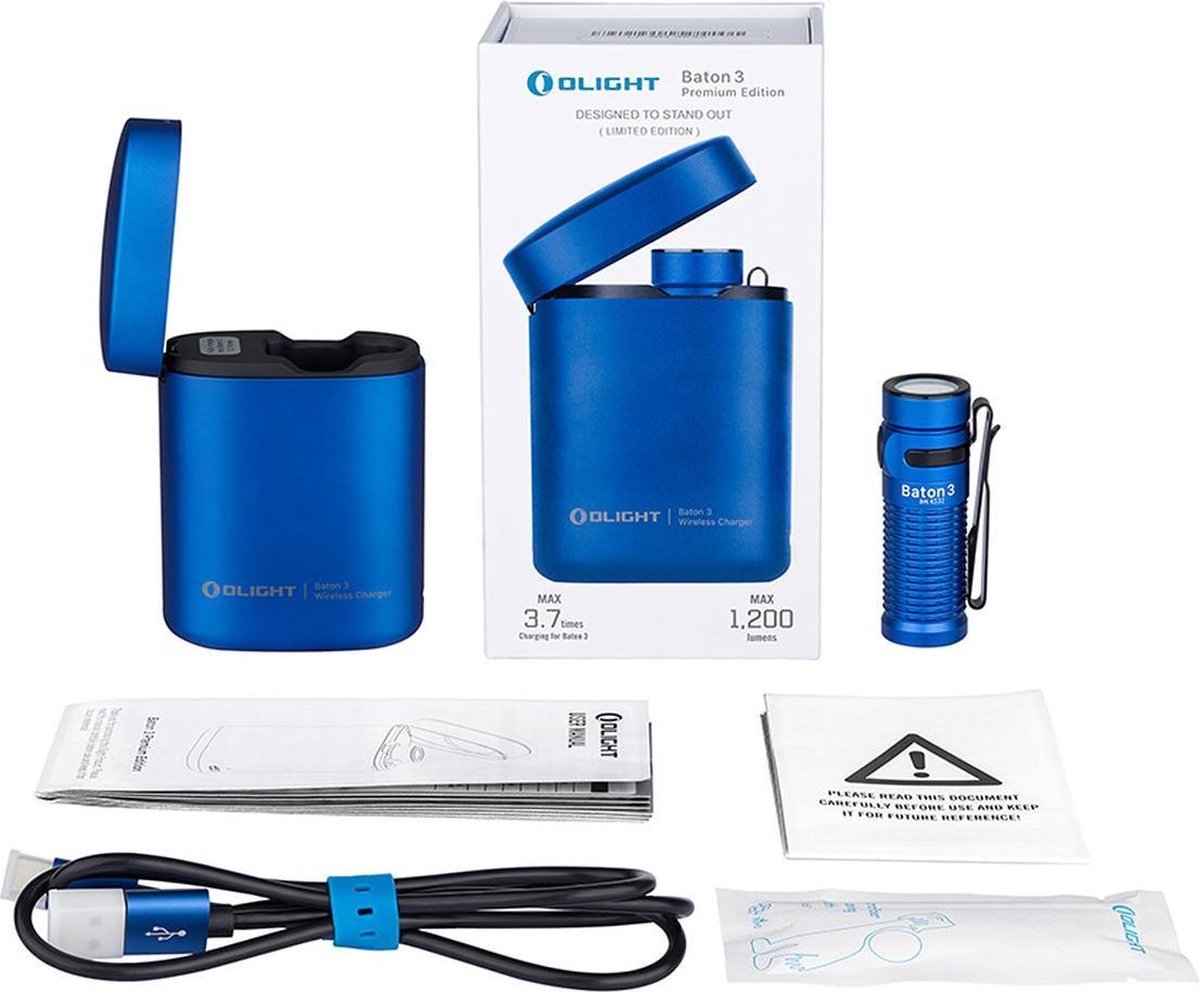 OLIGHT BATON 3 PREMIUM KIT blauw