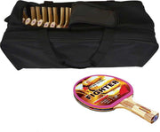 Tafeltennis schoolset | Dragon | Fighter |3 ster Bat | 20 bats in tas | Ping Pong bats | 20 stuks | ITTF Certified