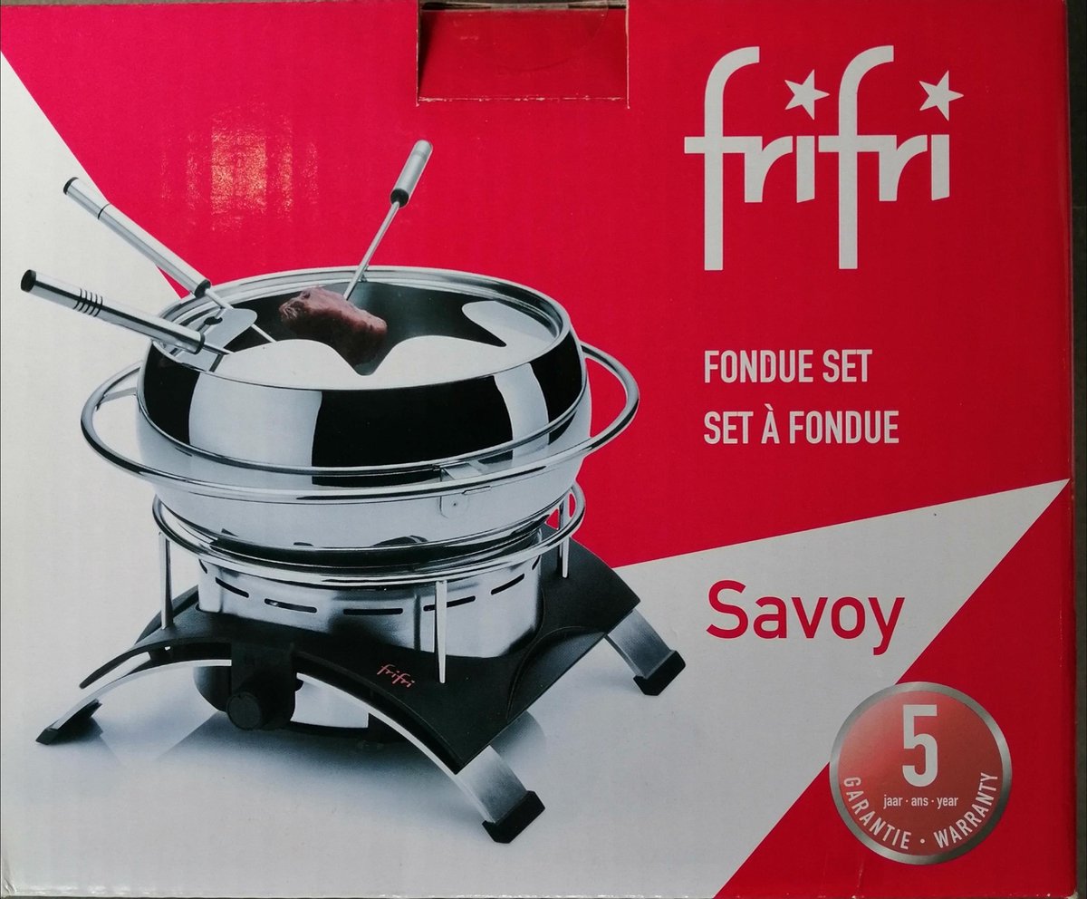 Fifri Fondueset inox 6 personen Elektrisch