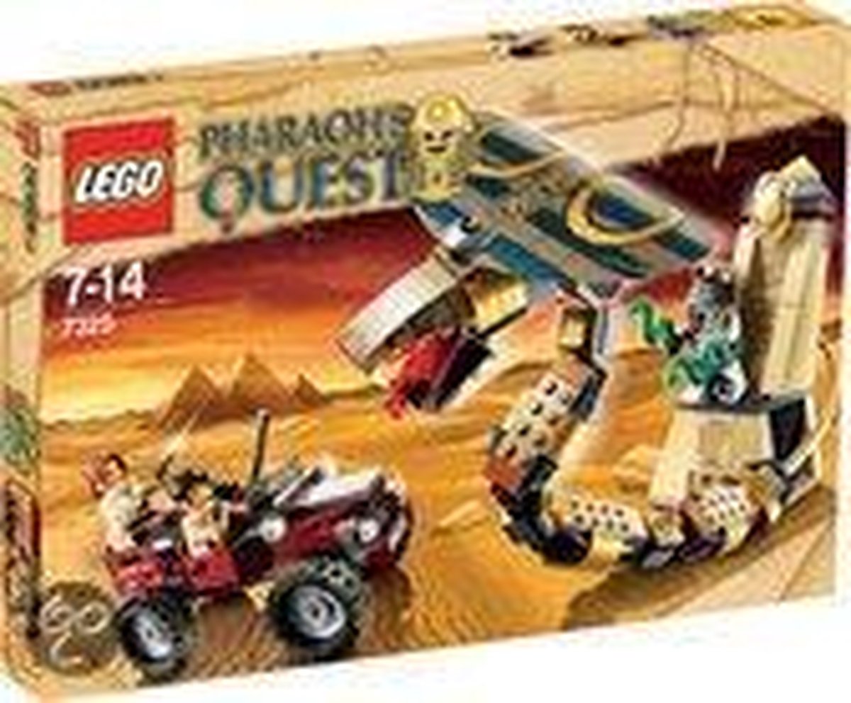 LEGO Pharaoh's Quest Het Vervloekte Cobrastandbeeld - 7325