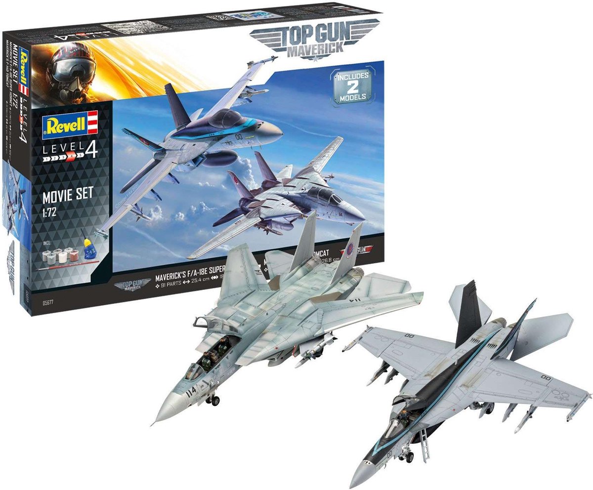 1:72 Revell 05677 Top Gun Movies - Gift Set Plastic kit