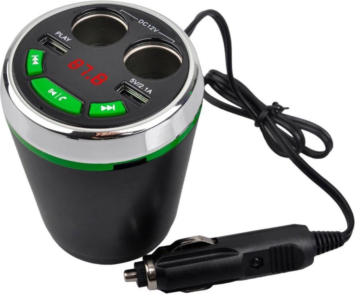 A23 multifunctionele Car Kit Bluetooth-oplader Sigarettenaansteker