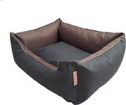Hondenmand Cordura L – Zwart + Bruin - 80 x 65 x21 cm