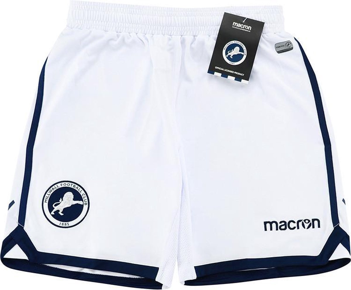 Voetbalbroekje Millwall FC Macron kids maat 146-158 cm (10-11 Jaar)
