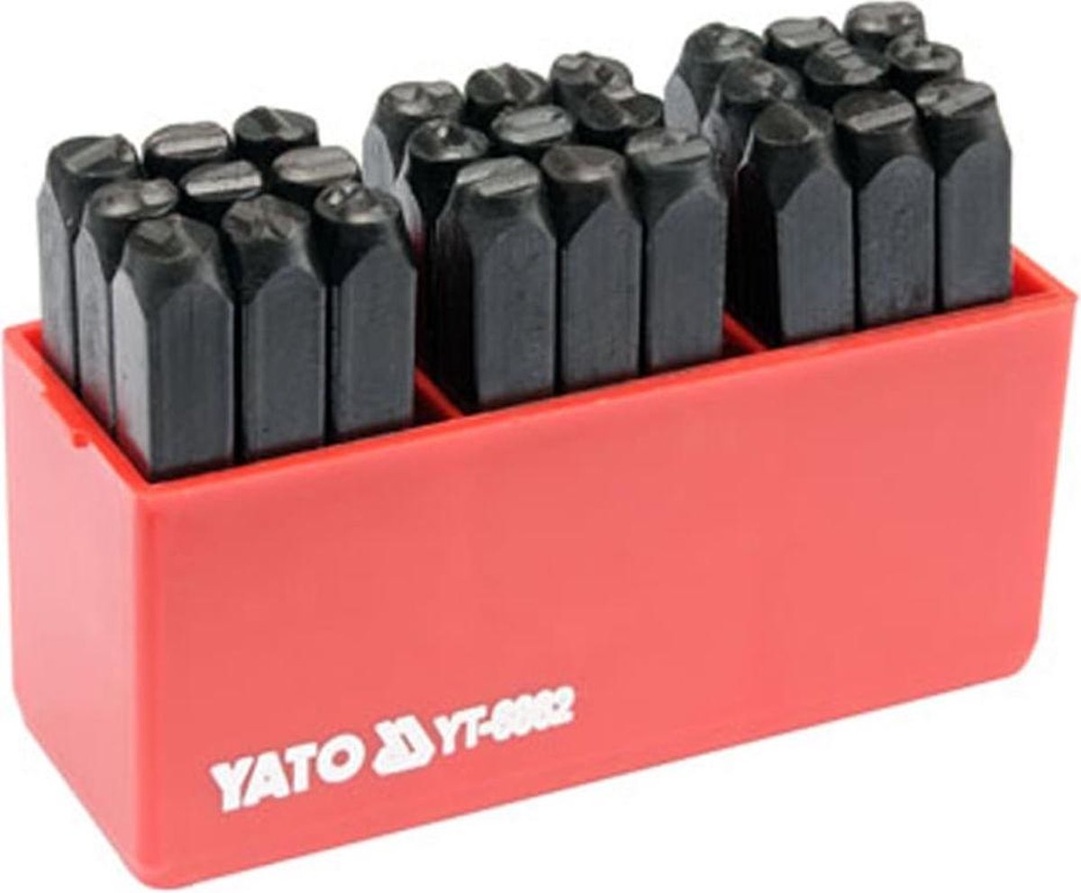 Yato Letter Stempels 6 mm (27 stuks)