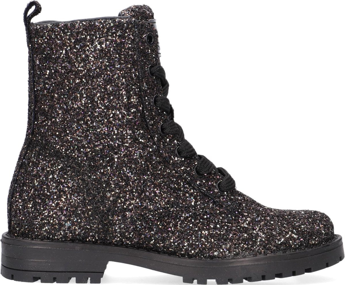Kipling Fernanda Om Veterboots - Laarzen Met Veters - Meisjes - Zwart - Maat 34