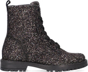 Kipling Fernanda Om Veterboots - Laarzen Met Veters - Meisjes - Zwart - Maat 34