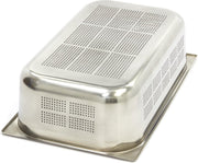 Geperforeerde GN Bak 1/1GN - 150 mm - 530 x 325 mm - RVS - Gastronorm Bak / GN Container met Gaatjes - Maxima