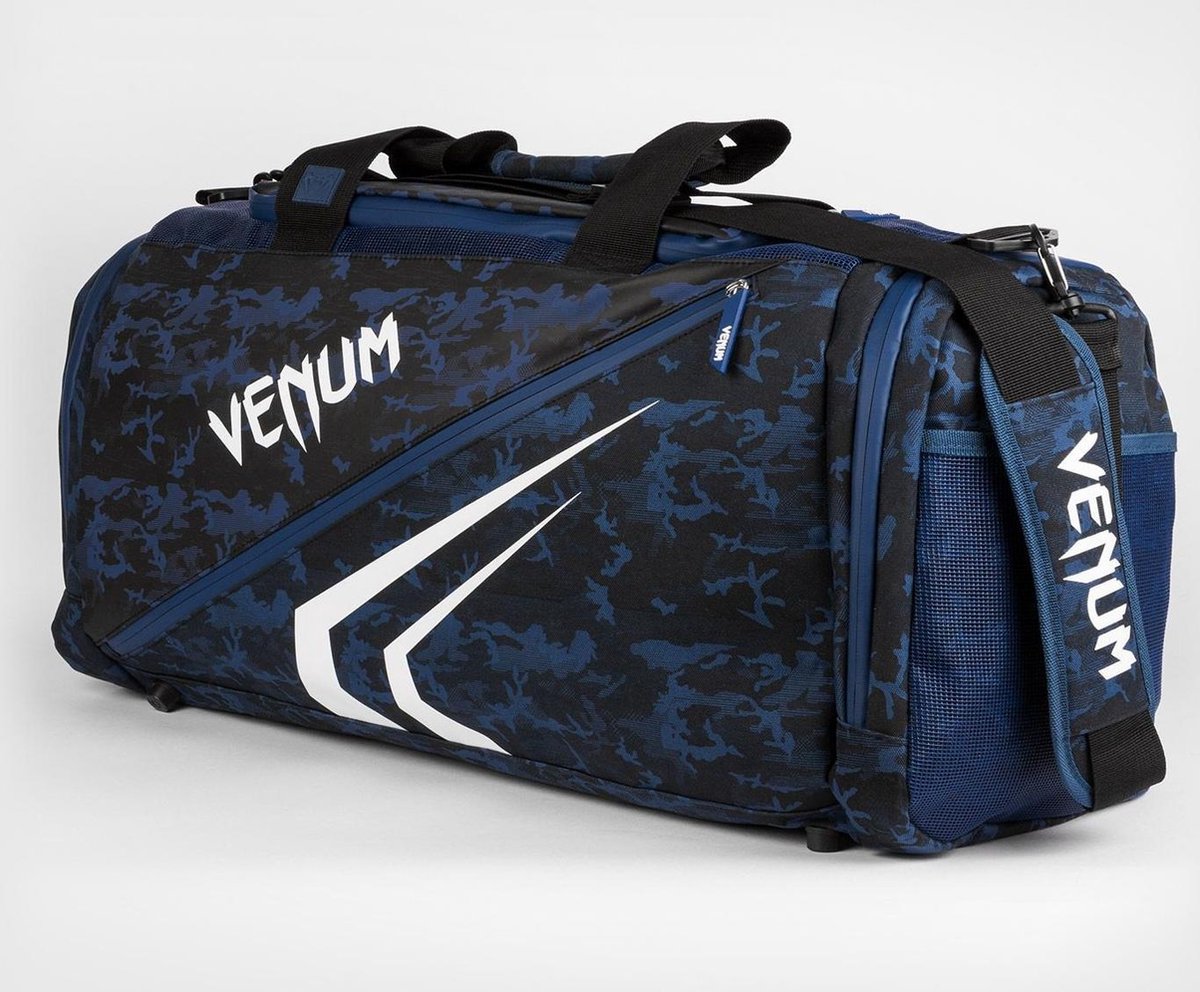 Venum Trainer Lite EVO Sporttas Camo Blauw Wit Venum Sporttas Trainer Lite EVO