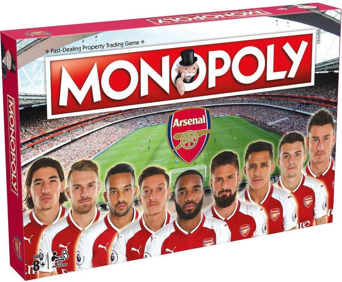 Monopoly Arsenal F.C. - Engelstalig Bordspel