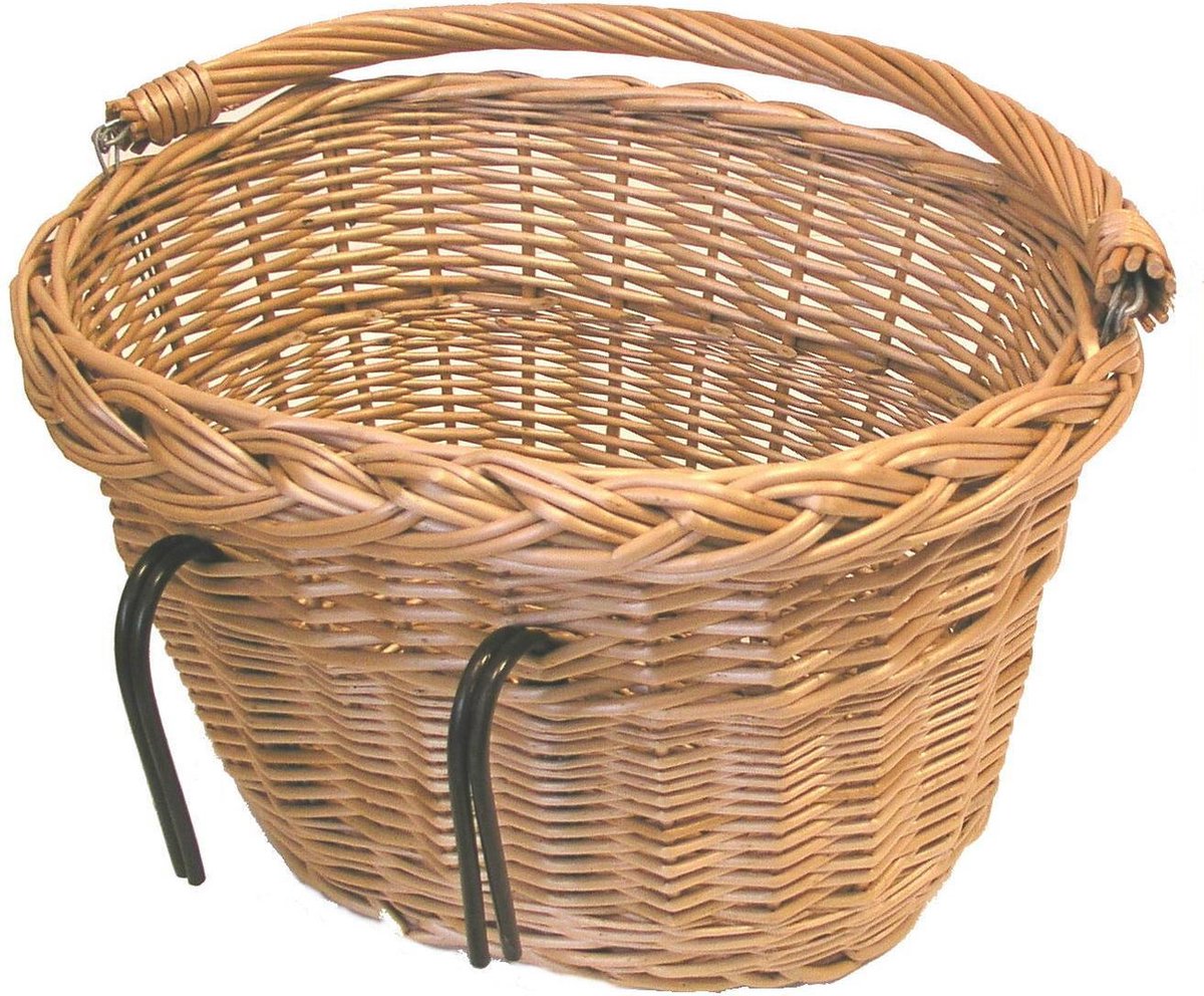 Basil Denver Fietsmand - Voor of Achter - Inclusief Haken - Bruin