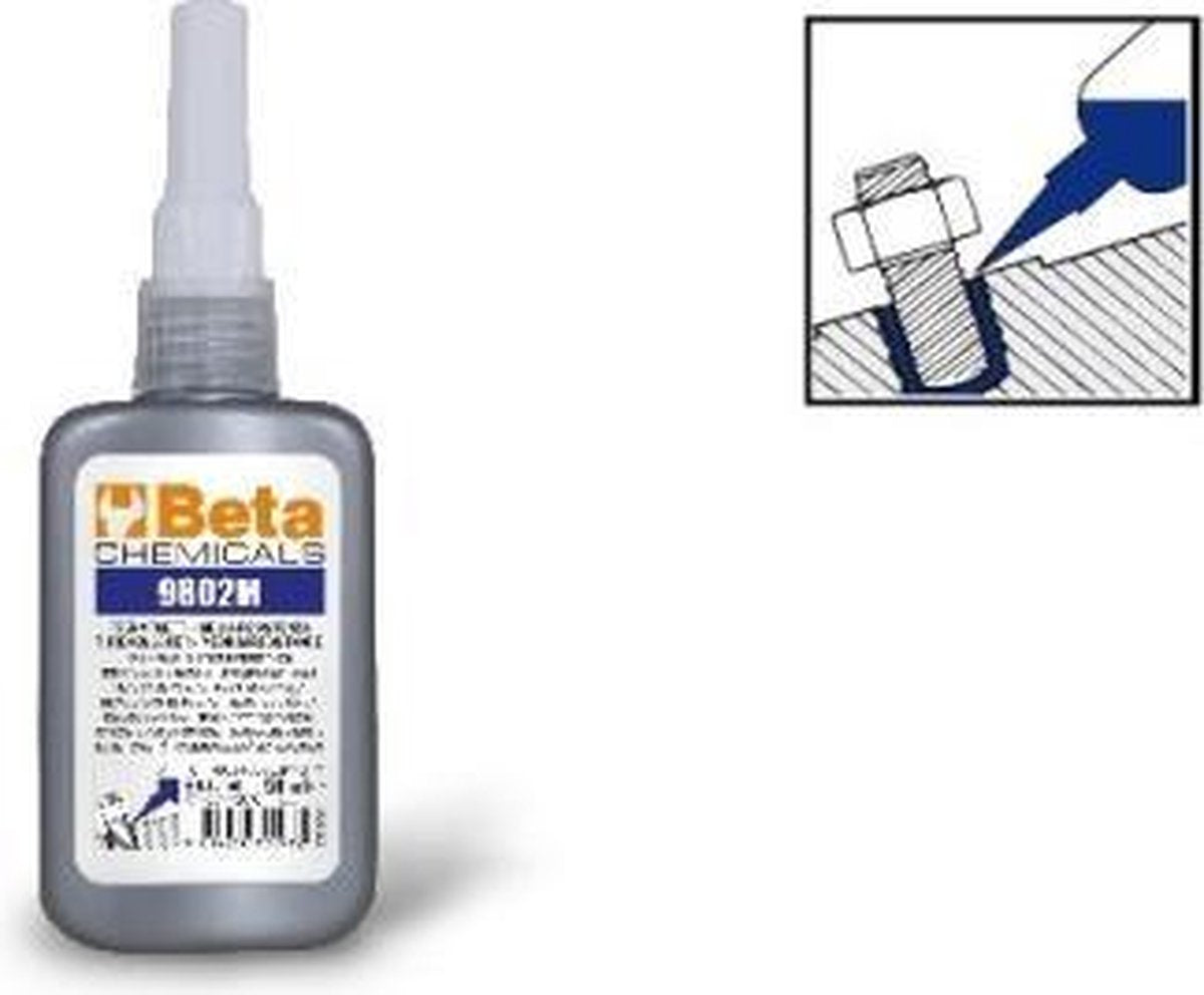 BETA 9802M SCHROEFDRAAD BORGMIDDEL LOCTIDE GEMIDDELDE STERKTE 20ML