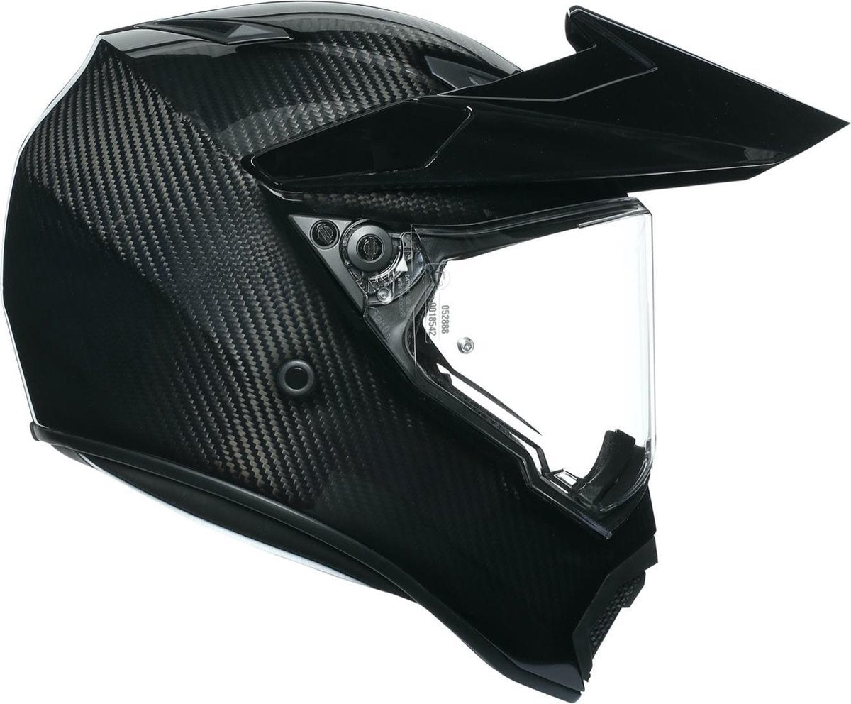 AGV AX-9 Motorhelm Glans Carbon