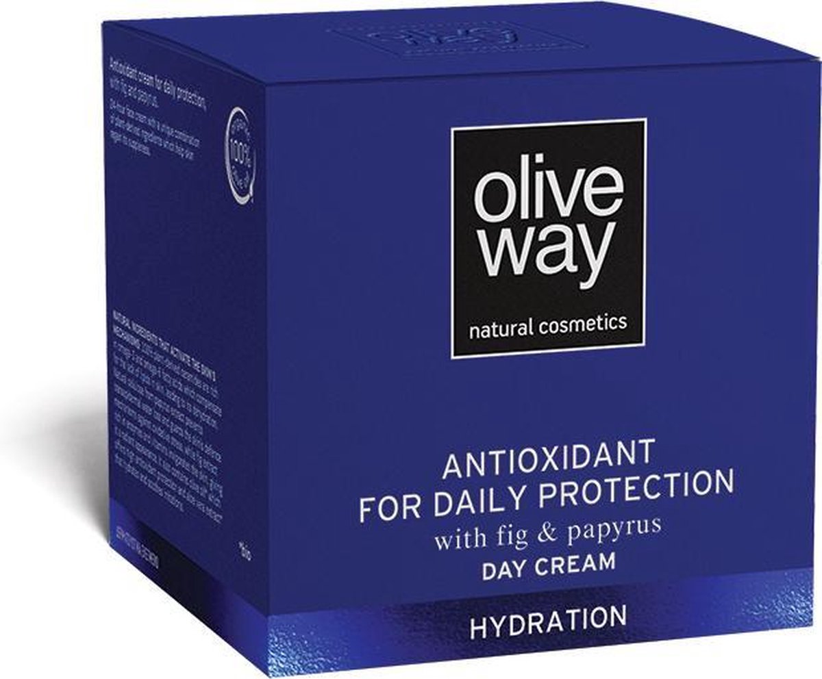 Oliveway 24-uur hydraterende gezichtscrème 24-uur hydraterende voor de droge-vochtarme huid - 50ml