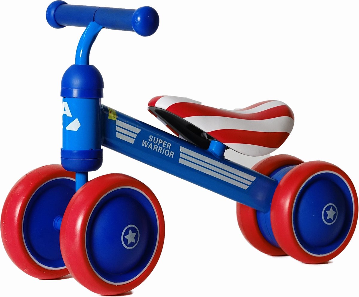 B.Duke Blauw - Loopfiets
