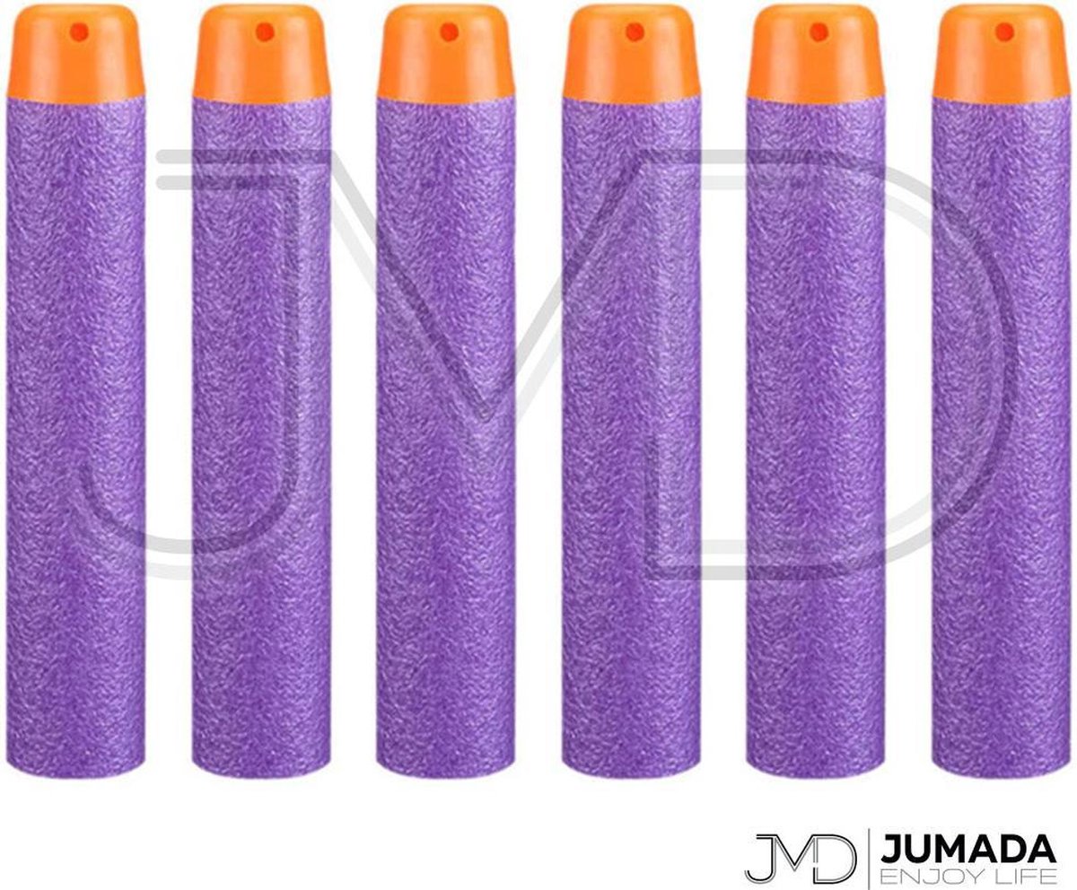 Universele Dartpijltjes geschikt voor NERF Blasters - Pijltjes - Darts - Bullets - 10 stuks - Paars