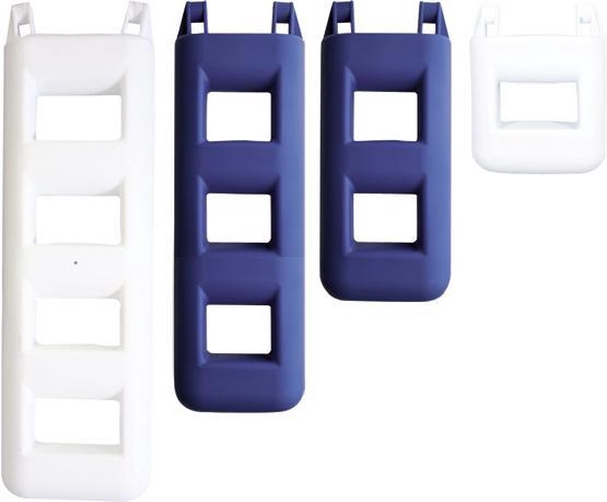 Trapfender 2 treden blauw