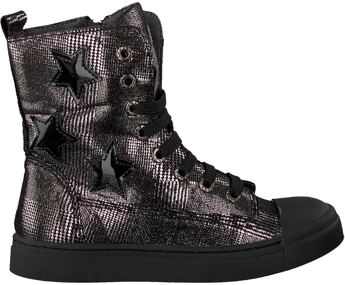 Shoesme Veterboots zilver - Maat 26