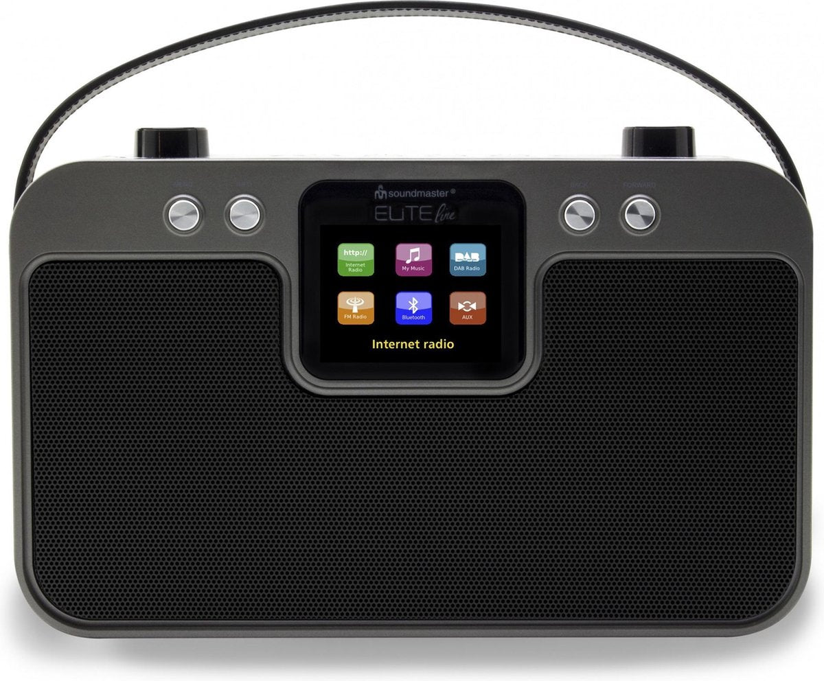 Soundmaster Elite Line radio Internet Digitaal Zwart