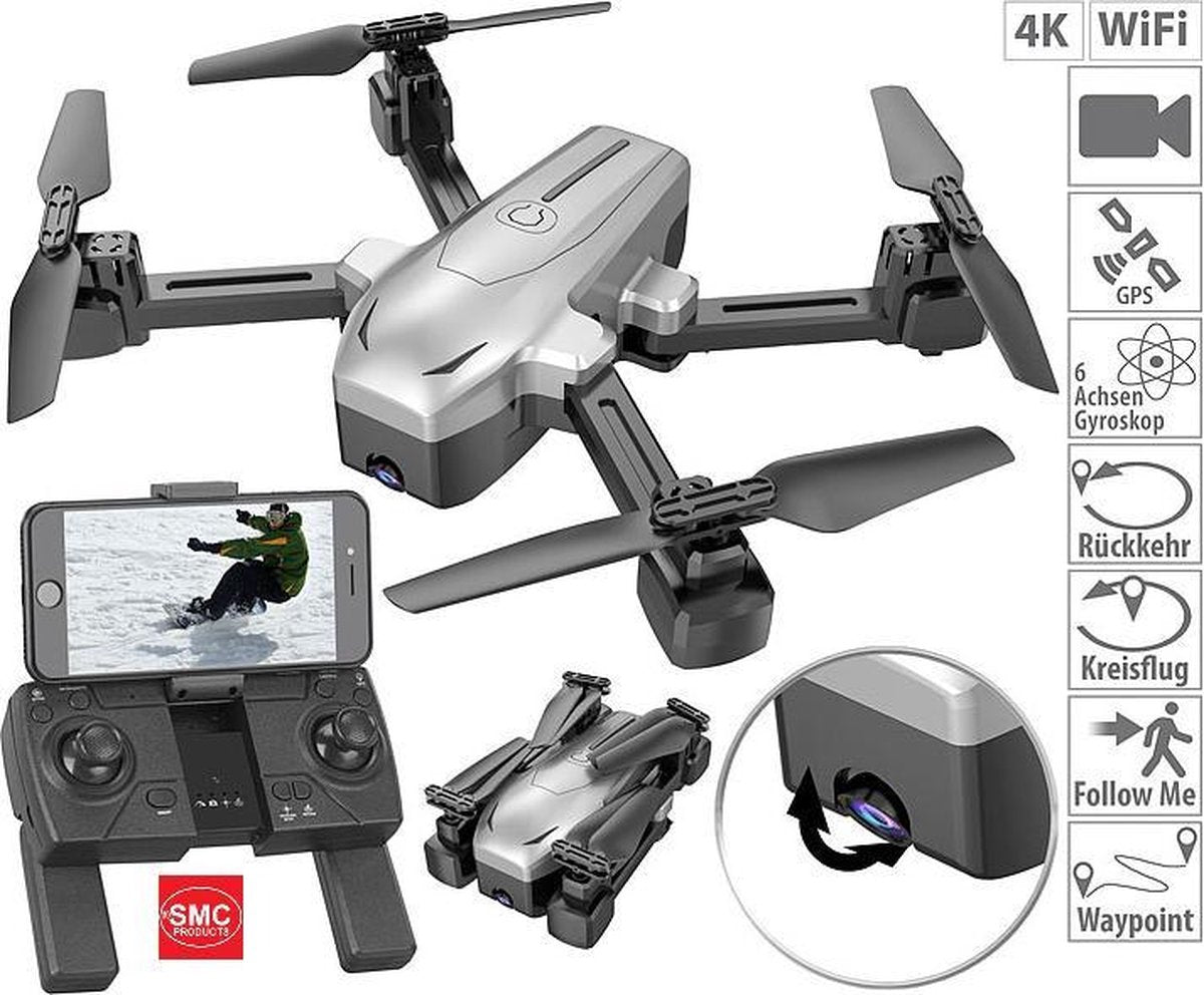 Opvouwbare GPS quadrocopter (Drone) met 4K camera