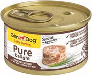 Gimdog little darling pure delight kip / rund - 85 gr - 12 stuks