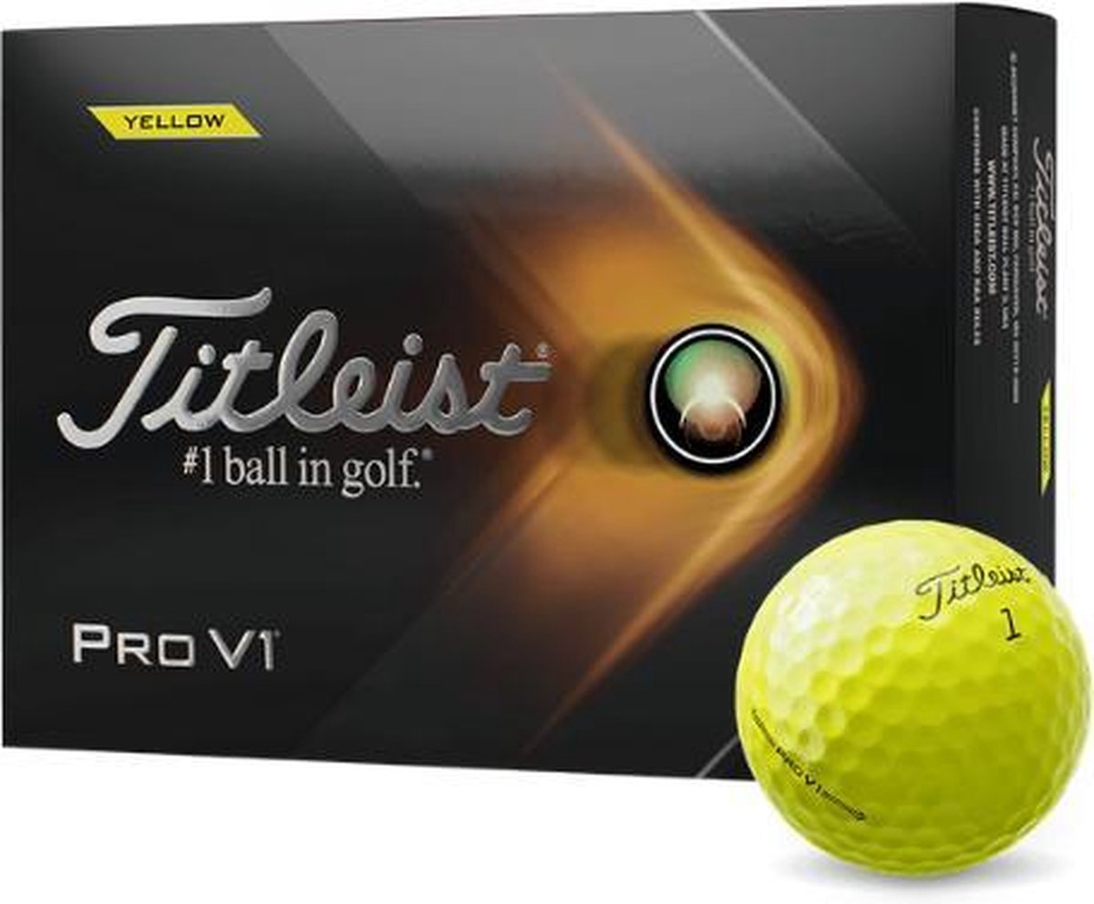 TITLEIST PRO V1 12-PACK Yellow