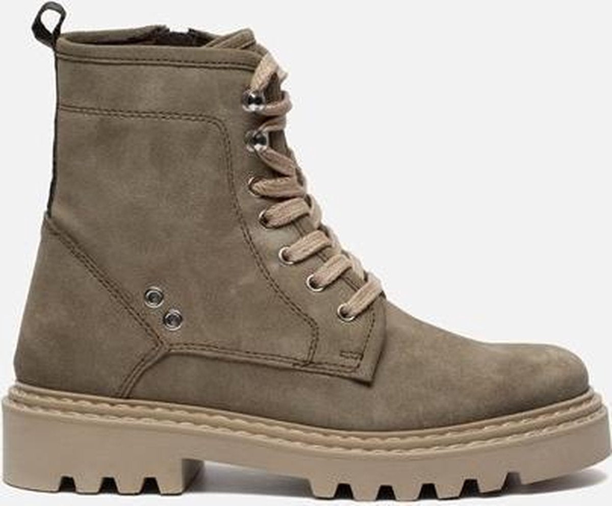 Ann Rocks Veterboots groen - Maat 39
