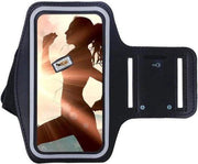 Samsung Galaxy S21 Plus - Sportarmband - Zwart - Spatwaterdicht - 1 sleutelhouder - Reflecterend - Hardlooparmband - Telefoonarmband  - Hardloop Telefoonhouder