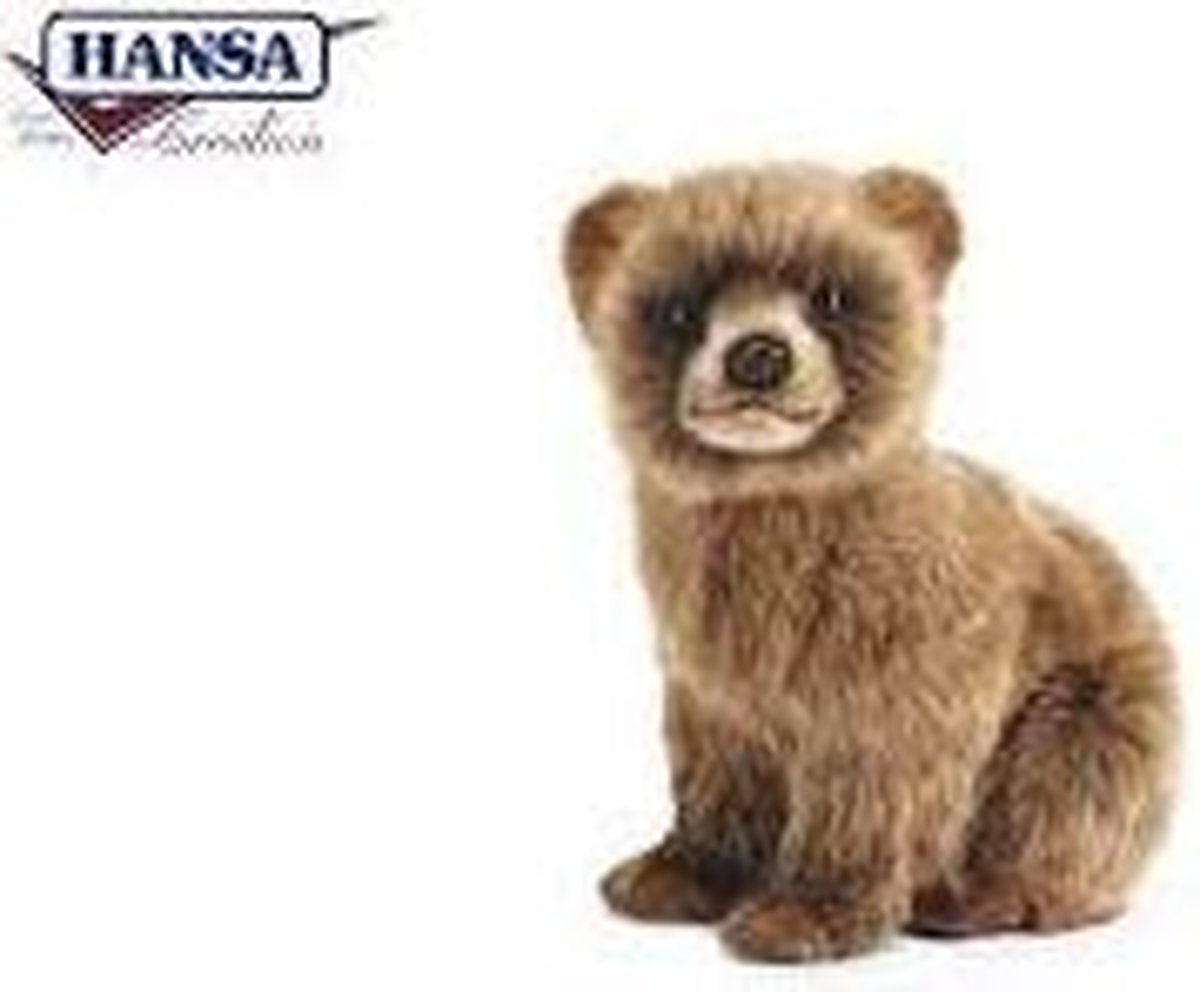 Bruine beer welp Knuffel